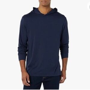 Perry Ellis Hoodie Long Sleeve Lightweight Pullover Activewear Mens Large